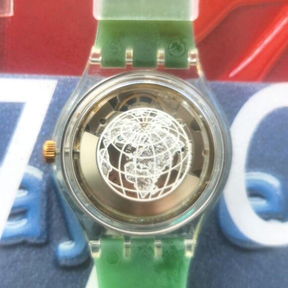 Swatch TIME TO MOVE SAK102 1992 Automatic 23 Jewles watch New Old Stock - Picture 7 of 9